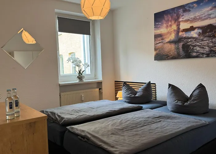 Am Muehlenviertel - 3 Schlafzimmer - 6 Betten - Wlan - Smart Tv - Altstadtnah Daire